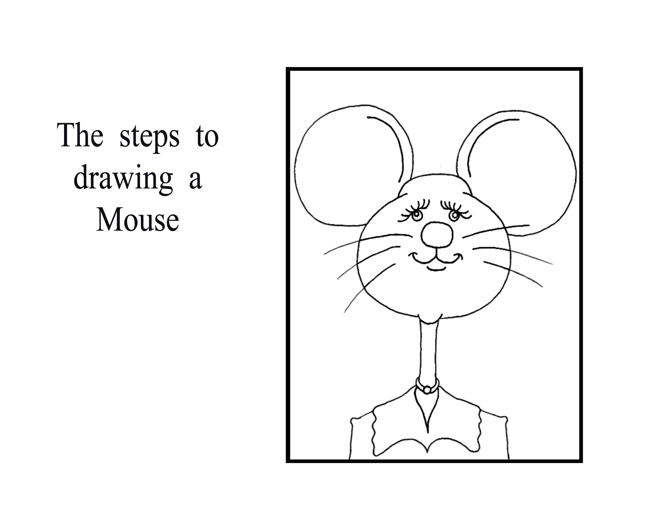 How to draw a mouse.